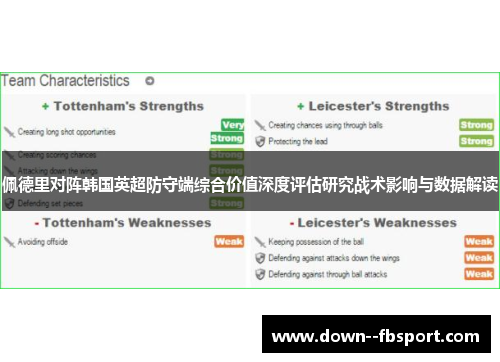 佩德里对阵韩国英超防守端综合价值深度评估研究战术影响与数据解读